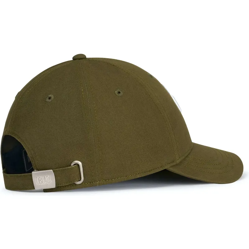 cappellino-curvo-verde-regolabile-baseball-peach-obl051-di-oblack