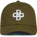 gorra-curva-verde-regolabile-baseball-peach-obl051-di-oblack