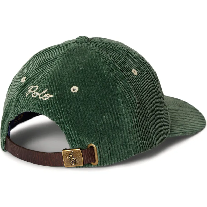 cappellino-verde-regolabile-con-visiera-curva-ny-patch-authentic-corduroy-di-polo-ralph-lauren