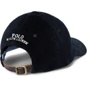 casquette-courbee-noire-ajustable-classic-sport-corduroy-polo-ralph-lauren