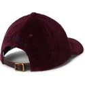 casquette-courbee-grenat-ajustable-classic-sport-corduroy-polo-ralph-lauren