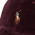 casquette-courbee-grenat-ajustable-classic-sport-corduroy-polo-ralph-lauren