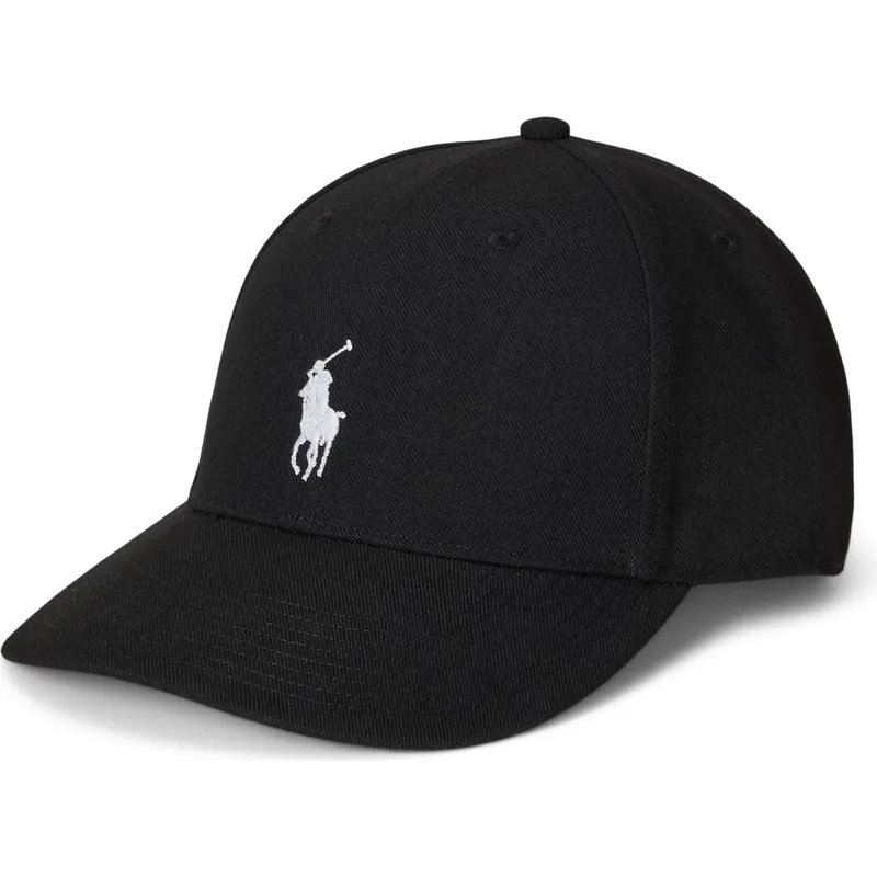 schwarze-gebogene-snapback-kappe-twill-high-crown-von-polo-ralph-lauren
