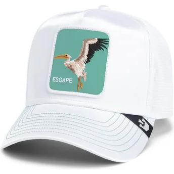 Czapka Trucker Biała Goorin Bros. Pelican Bird Escape Not Into Yoga Great Escape The Farm