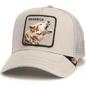 gorra-trucker-grigio-lupo-maverick-howling-in-harmony-core-canvas-the-farm-di-goorin-bros