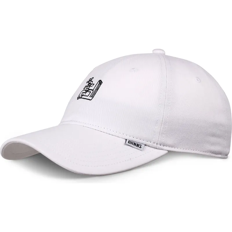 djinns-curved-brim-lovemenot-white-adjustable-cap