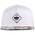 weisse-und-mehrfarbige-snapback-kappe-rubber-aztek-von-djinns