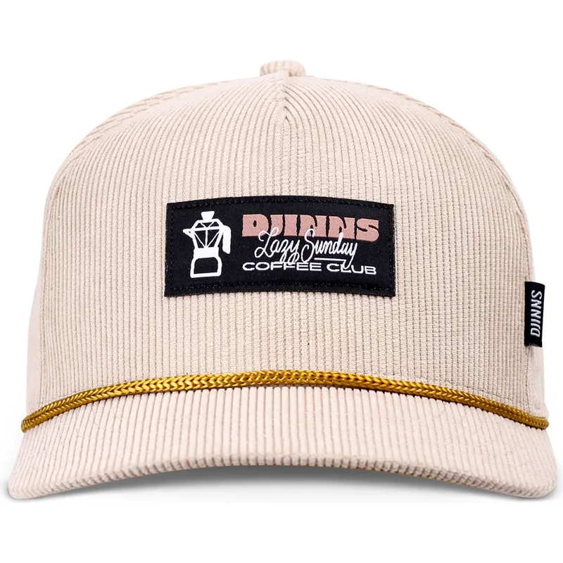 cappellino-curvo-beige-snapback-hft-sunday-coffee-cord-di-djinns