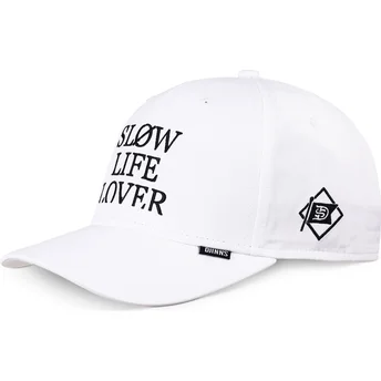 Cappellino curvo bianco regolabile TrueFit Slow Life Lover di Djinns