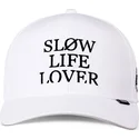 biala-regulowana-czapka-z-daszkiem-truefit-slow-life-lover-od-djinns