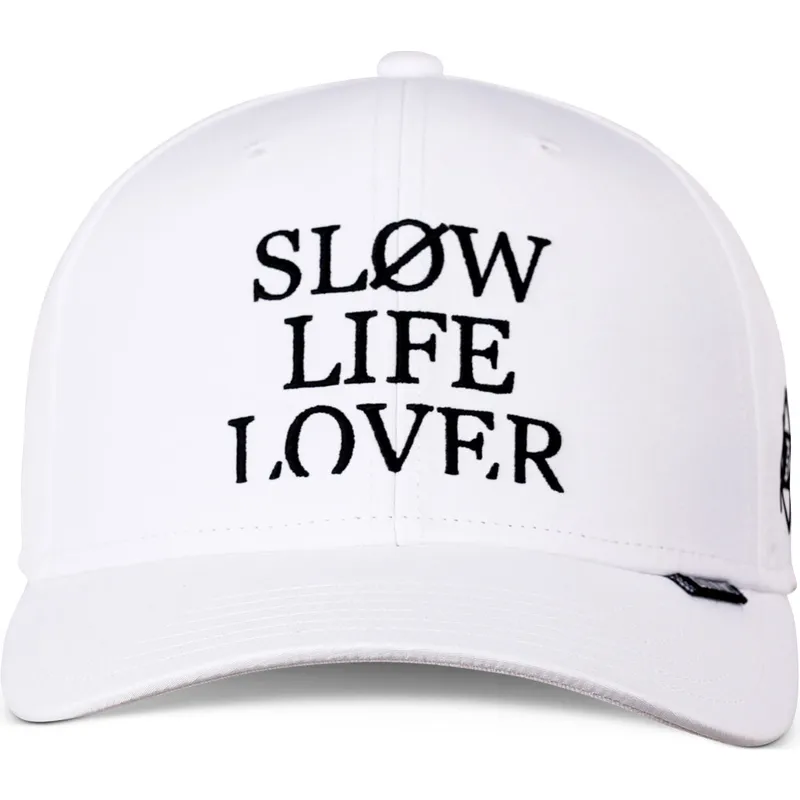 biala-regulowana-czapka-z-daszkiem-truefit-slow-life-lover-od-djinns