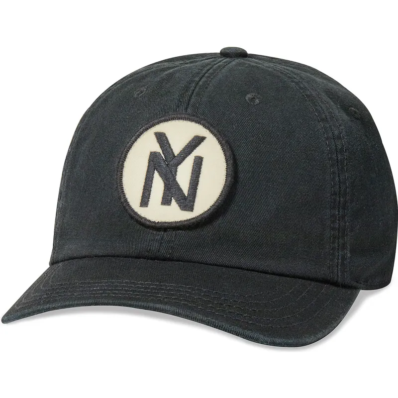 cappellino-curvo-nero-regolabile-new-york-black-yankees-hepcat-di-american-needle