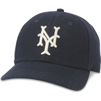 Gebogene marineblaue verstellbare Kappe New York Cubans Archive Legend von American Needle
