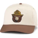 cappellino-snapback-marrone-a-visiera-curva-smokey-bear-roscoe-di-american-needle