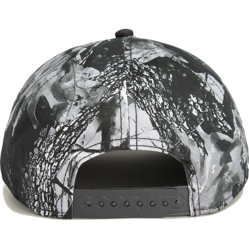 berretto-curvo-nero-snapback-gatto-misfit-camo-desaturated-camo-the-farm-di-goorin-bros