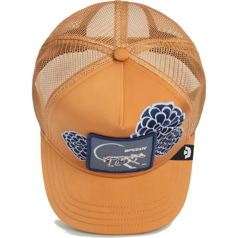cappello-trucker-marrone-topo-dia-de-speedy-dia-de-los-muertos-the-farm-di-goorin-bros