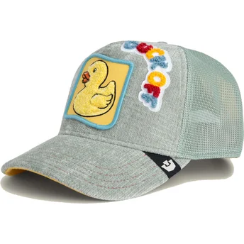 Goorin Bros. Trucker-Cap Grau und Gelb Ente Duck Off...