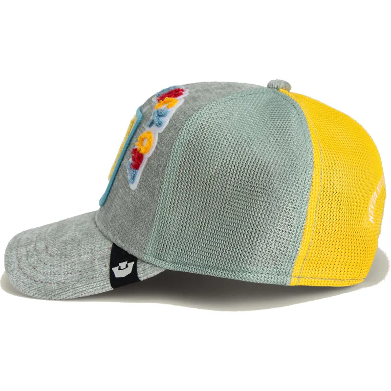 cappellino-trucker-grigio-e-giallo-anatra-duck-off-ducking-autocorrect-happy-thoughts-the-farm-di-goorin-bros