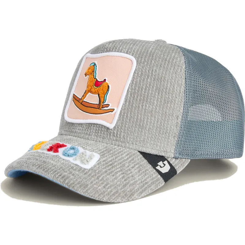 cappellino-trucker-grigio-cavallo-rock-on-hobby-horse-happy-thoughts-the-farm-di-goorin-bros
