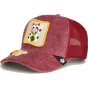 gorra-trucker-roja-gato-lucky-maneki-neko-happy-thoughts-the-farm-de-goorin-bros
