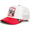 weisse-und-rote-trucker-kappe-mit-vicious-suede-snake-von-the-farm-von-goorin-bros