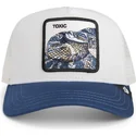 cappellino-trucker-bianco-e-blu-serpente-toxic-trucker-sport-the-farm-di-goorin-bros