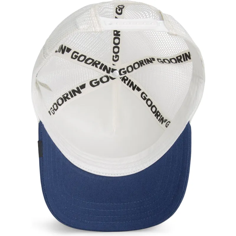 biala-i-niebieska-czapka-trucker-z-wezem-toxic-trucker-sport-the-farm-od-goorin-bros