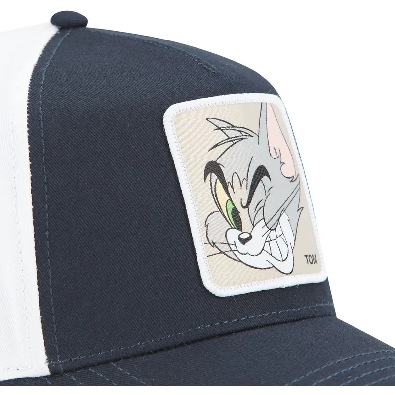 capslab-curved-brim-tom-taj6-tom-looney-tunes-navy-blue-and-white-snapback-cap