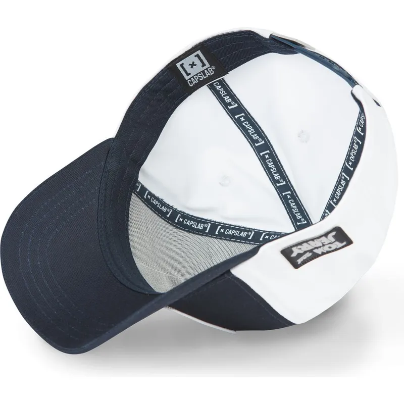 capslab-curved-brim-tom-taj6-tom-looney-tunes-navy-blue-and-white-snapback-cap