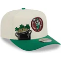 bezowo-zielona-czapka-z-daszkiem-typu-snapback-9fifty-a-frame-precurved-hardwood-classics-boston-celtics-nba-od-new-era