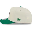 bezowo-zielona-zakrzywiona-czapka-snapback-9fifty-a-frame-precurved-hardwood-classics-boston-celtics-nba-new-era