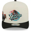 bezowo-czarna-czapka-z-daszkiem-snapback-9fifty-a-frame-precurved-hardwood-classics-detroit-pistons-nba-od-new-era