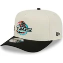 beige-och-svart-bojd-keps-snapback-9fifty-a-frame-precurved-hardwood-classics-fran-detroit-pistons-nba-av-new-era