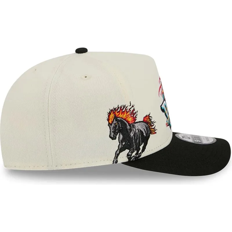 beige-och-svart-bojd-keps-snapback-9fifty-a-frame-precurved-hardwood-classics-fran-detroit-pistons-nba-av-new-era