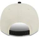 cappellino-beige-e-nero-snapback-9fifty-a-frame-precurved-hardwood-classics-dei-milwaukee-bucks-nba-di-new-era