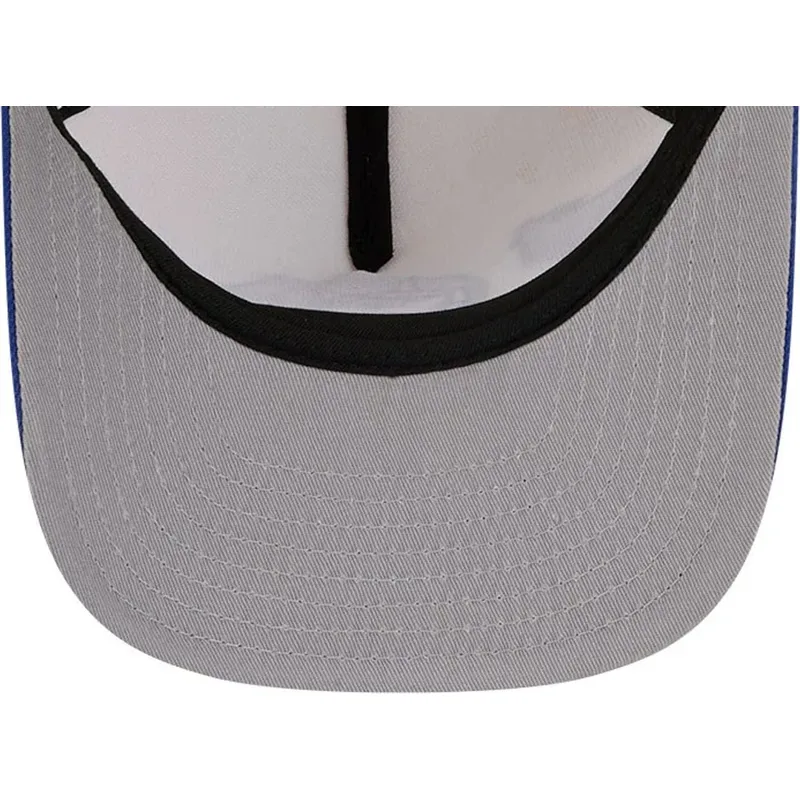 cappellino-visiera-curva-beige-e-blu-snapback-9fifty-a-frame-precurved-hardwood-classics-di-minnesota-timberwolves-nba-di-new-er