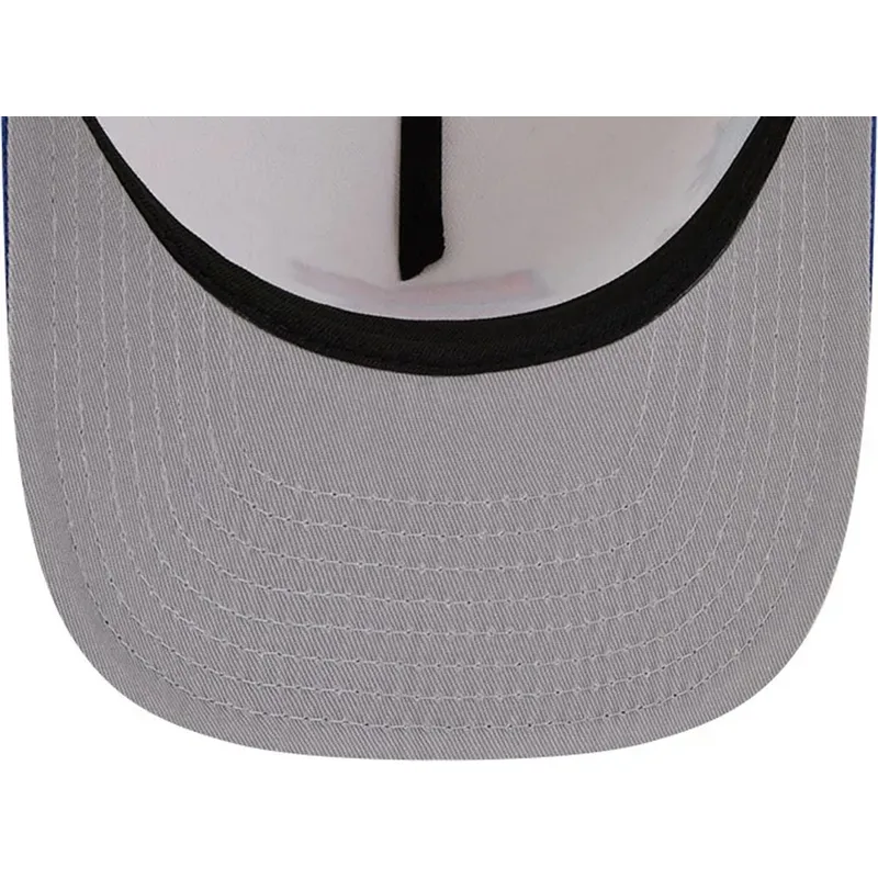 cappellino-visiera-curva-beige-e-blu-snapback-9fifty-a-frame-precurved-hardwood-classics-di-new-york-knicks-nba-di-new-era