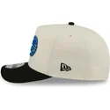 beige-und-schwarze-gebogene-snapback-kappe-9fifty-a-frame-precurved-hardwood-classics-von-orlando-magic-nba-von-new-era