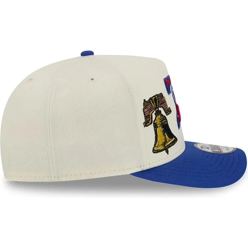 gorra-curva-beige-y-azul-snapback-9fifty-a-frame-precurved-hardwood-classics-de-philadelphia-76ers-nba-de-new-era