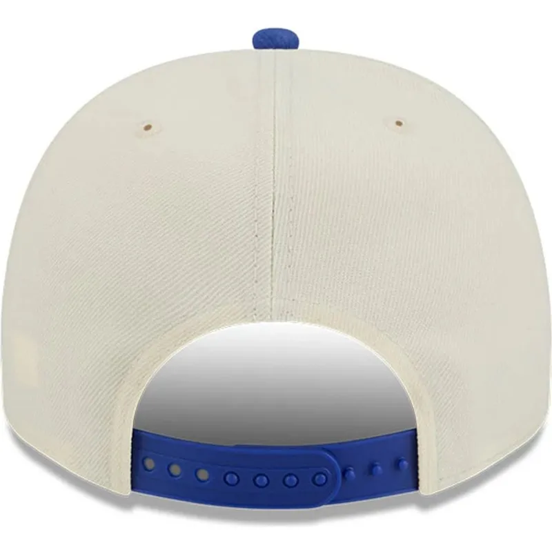 beige-och-bla-bojd-keps-snapback-9fifty-a-frame-precurved-hardwood-classics-fran-philadelphia-76ers-nba-av-new-era