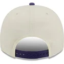new-era-curved-brim-9fifty-a-frame-precurved-hardwood-classics-utah-jazz-nba-beige-and-purple-snapback-cap