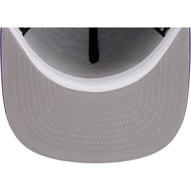 violette-flache-snapback-kappe-9fifty-a-frame-hardwood-classics-der-los-angeles-lakers-nba-von-new-era