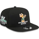 cappello-piatto-nero-snapback-9fifty-a-frame-hardwood-classics-di-milwaukee-bucks-nba-di-new-era