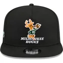 cappello-piatto-nero-snapback-9fifty-a-frame-hardwood-classics-di-milwaukee-bucks-nba-di-new-era