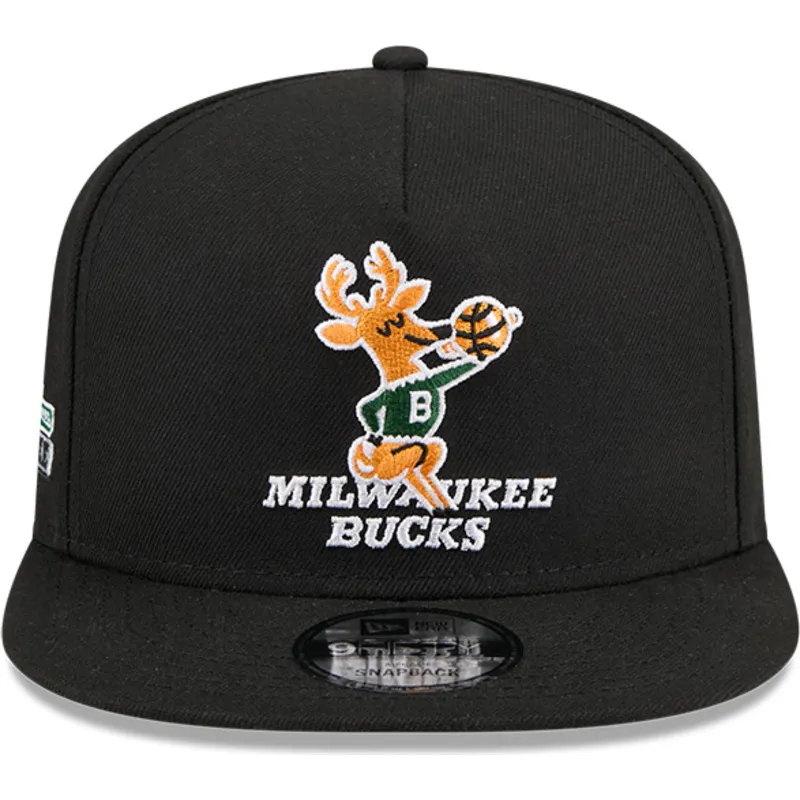 svart-platt-snapback-keps-9fifty-a-frame-hardwood-classics-fran-milwaukee-bucks-nba-av-new-era