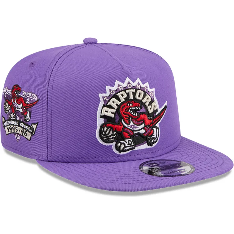 violette-snapback-schirmmutze-9fifty-a-frame-hardwood-classics-der-toronto-raptors-nba-von-new-era