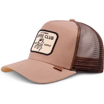 Djinns HFT Coffee Head Light Brown Trucker Hat