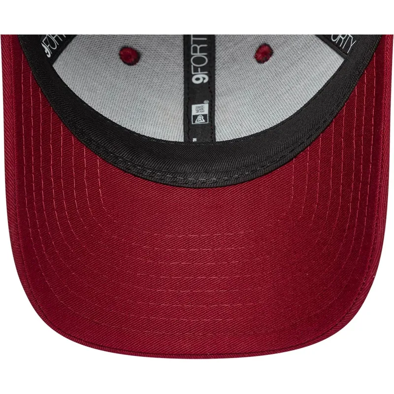 gorra-curva-roja-ajustable-para-nino-de-fc-barcelona-laliga-9forty-core-de-new-era