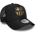 new-era-fc-barcelona-laliga-a-frame-gold-trucker-cap-schwarz