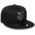cappello-piatto-nero-regolabile-con-logo-nero-del-fc-barcelona-laliga-59fifty-mes-que-un-club-di-new-era